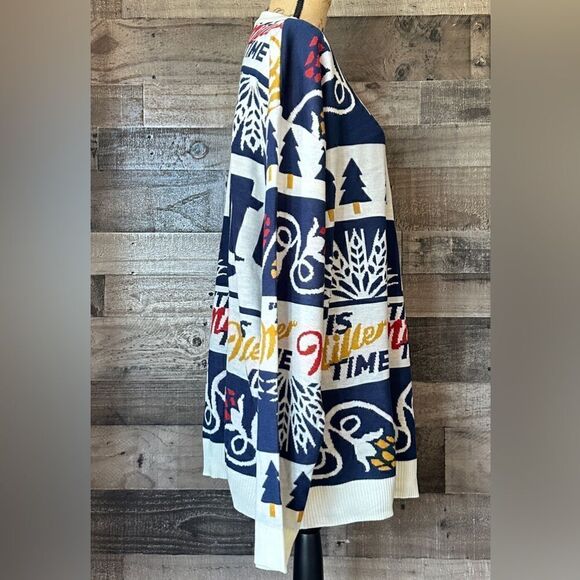 Miller Lite Acrylic Men’s Sweater, Miller Time, Size 3X New Without Tags - Picture 7 of 10